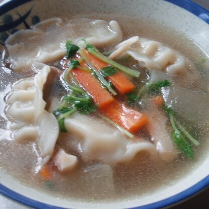 水餃子のおかずスープ